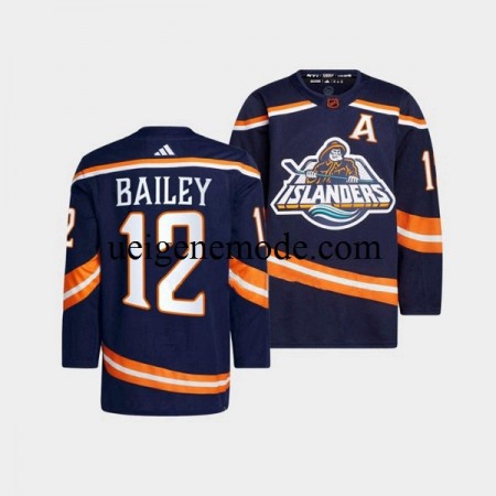 Herren New York Islanders Eishockey Trikot Josh Bailey 12 Adidas 2022-2023 Reverse Retro Marine Authentic